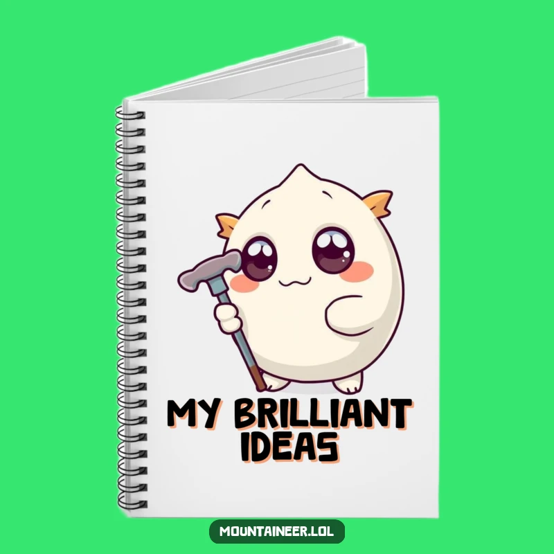 Funny Ice Pick Creature Notebook: Jot Down Ideas with This Determined Holder